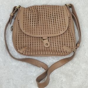 Steven Alan | Beige Suede Leather Crossbody Bag